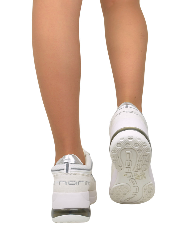 Fornarina Bubble Lacci Platform Zeppa UP WHITE Originali stile anni 90 - 7