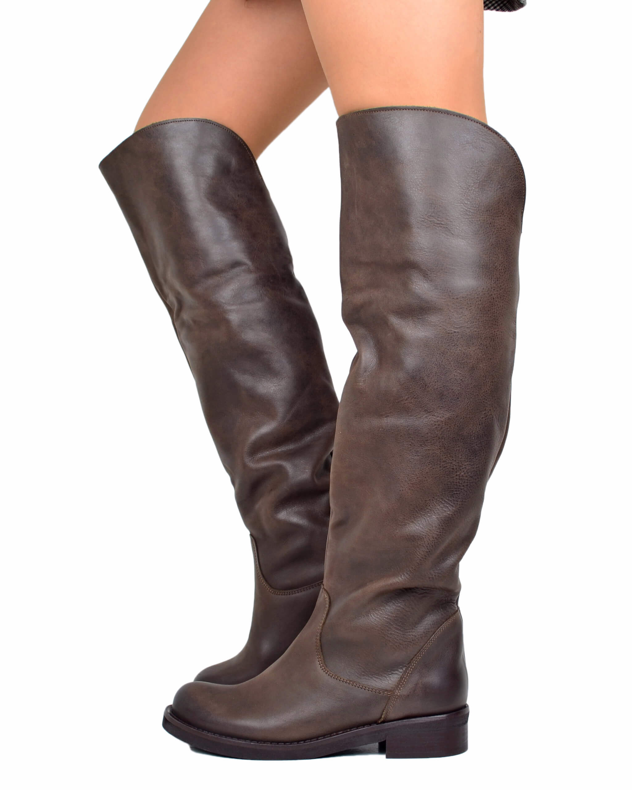 STIVALE DONNA ALTO IN PELLE SOPRA AL GINOCCHIO LACCETTO REGOLABILE ZIP STIVALE DONNA ALTO IN PELLE SOPRA AL GINOCCHIO LACCETTO REGOLABILE ZIP