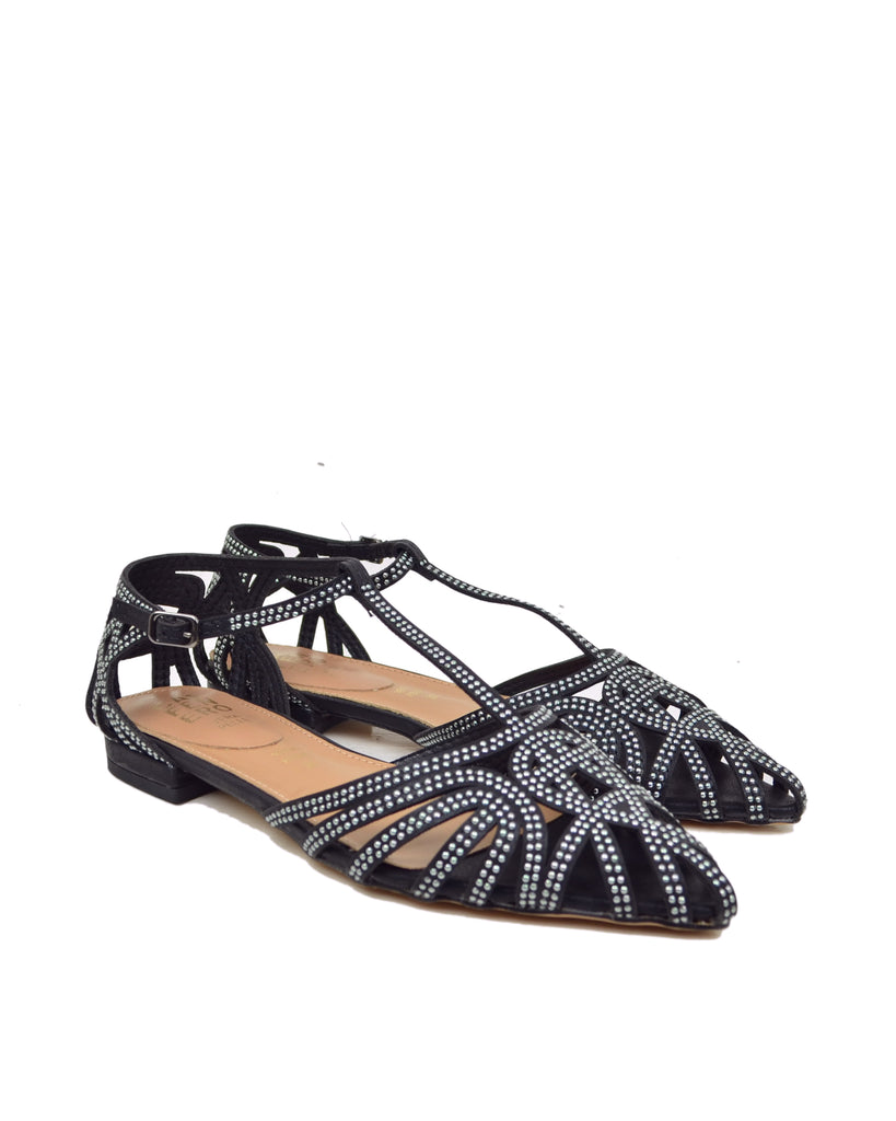 Ballerine con Borchiette Eleganti a Punta SlingBack CAFFéNero Nere - 2