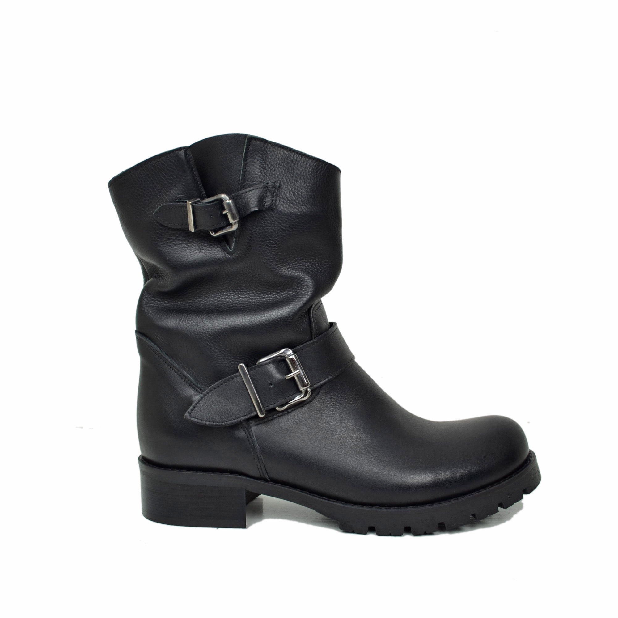 Stivaletti Biker Donna Biker Stivali Neri Stivaletti Biker Boots
