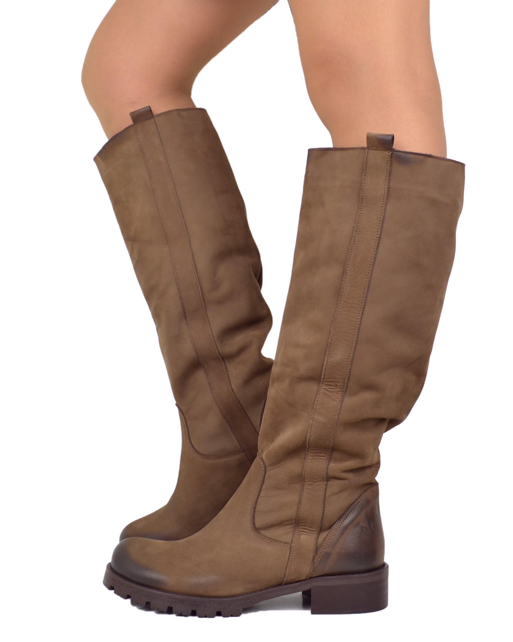 Stivali Neri Stivale Fondo Stivali Fondo Gomma Stivali Donna In