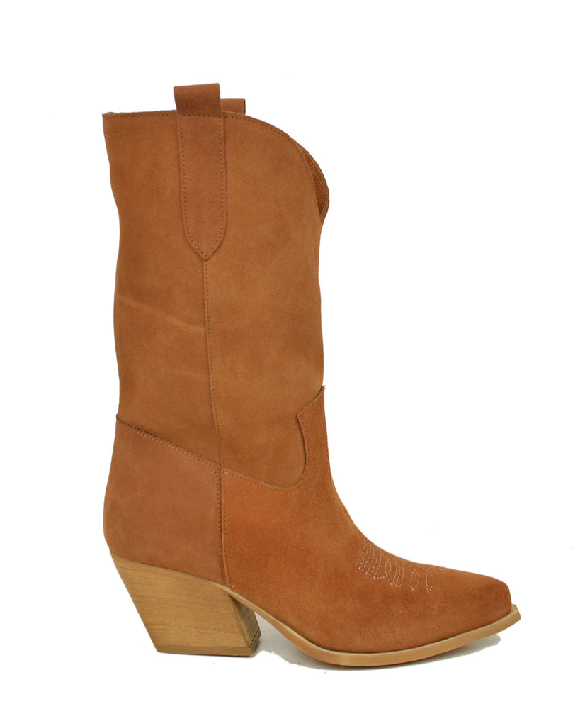 Suede Cowboy Boots – Soft & Unlined, Lightweight Summer - 2