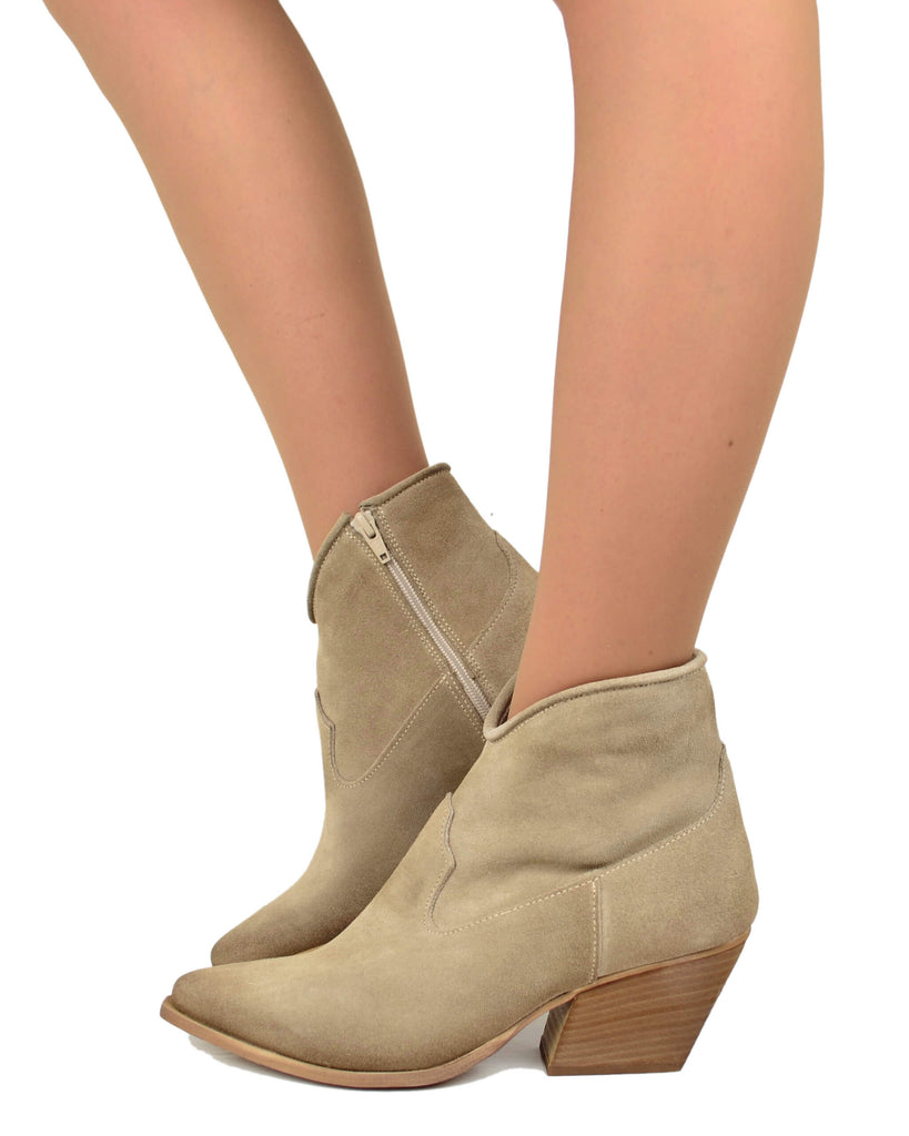 Bottines En Cuir Noir Aragona Italy Taille 41 | Bottillon Femme Occasion