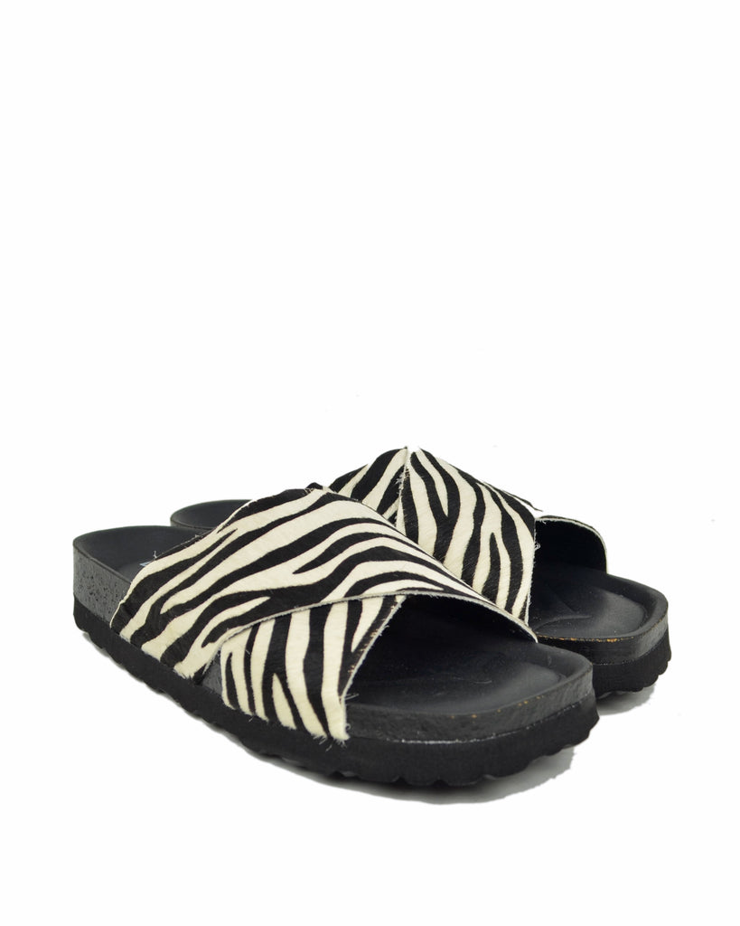 Ciabattone Leopardate Cavallino Anatomiche Incrociate Animalier Zebrate - 2