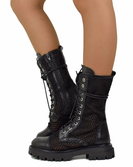 Stivali Anfibi Con Zip Laterale Anfibi Uomo Stivali Militari Uomo