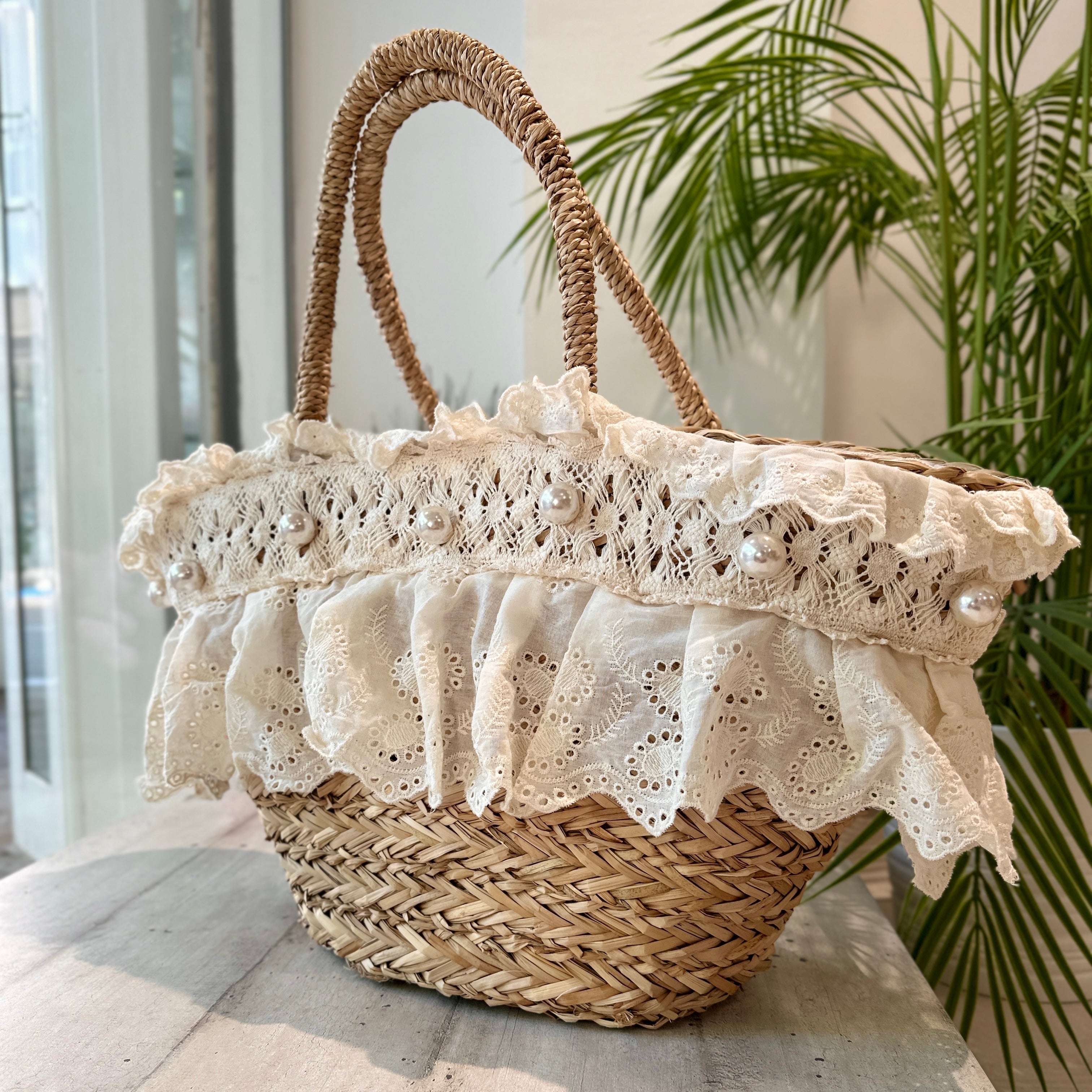 Borsette Gelsomini Borse Paglia Gelsomini Borsa Mare Di Paglia