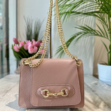 Pochette Puderrosa Mini-Schulterkette