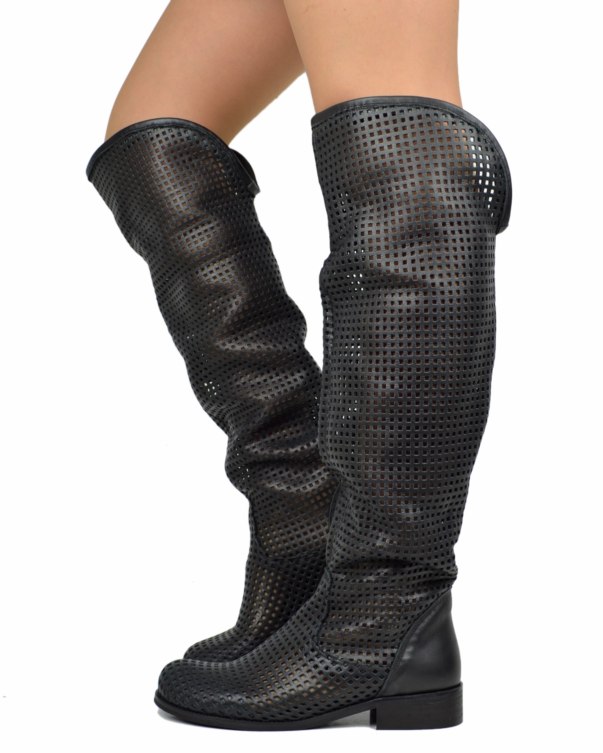 Stivali Sopra Stivali Per Polpaccio Grosso Stivali Gambale Largo