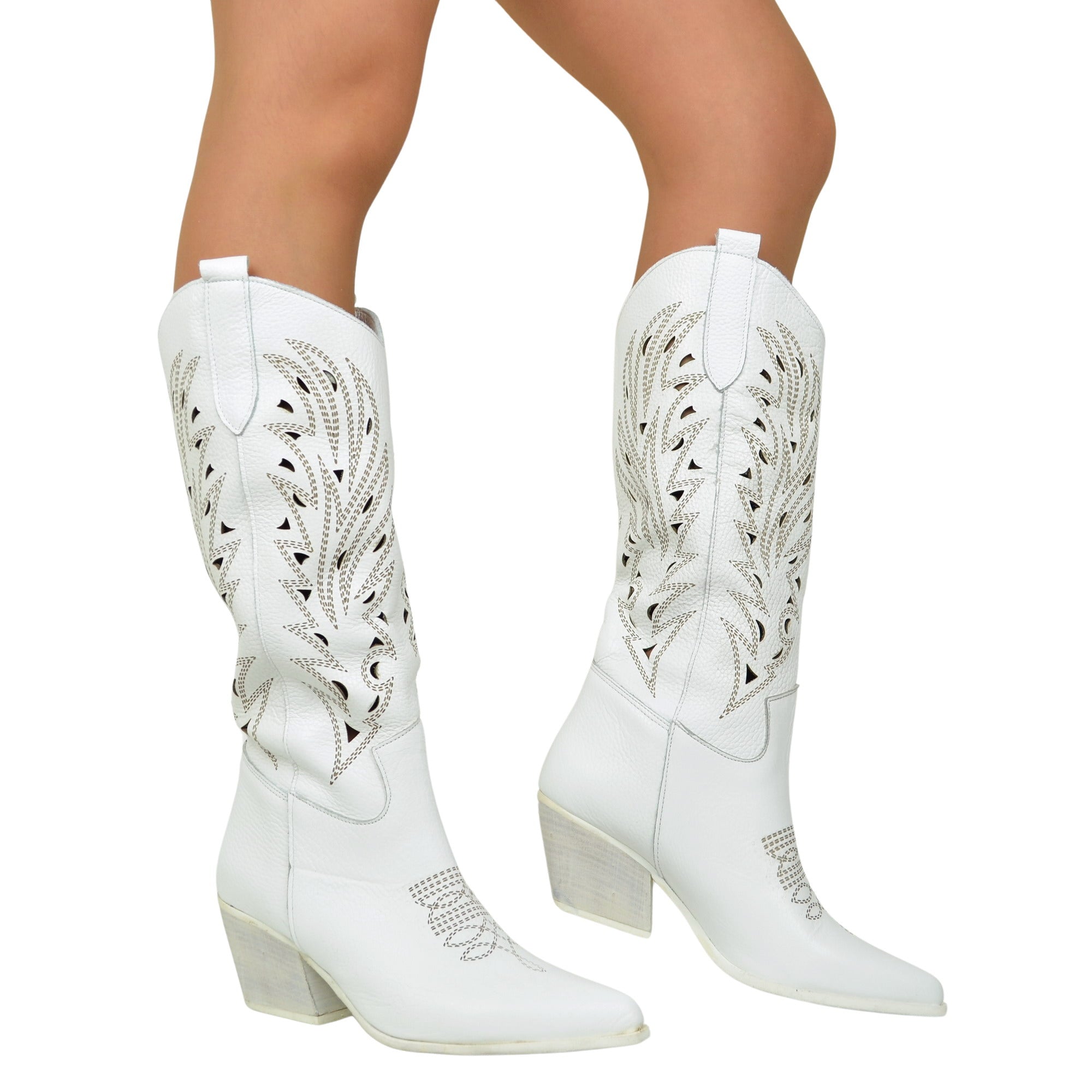 Stivali Texani Bianchi Stivale Texano Bianco Stivali Texani Estivi