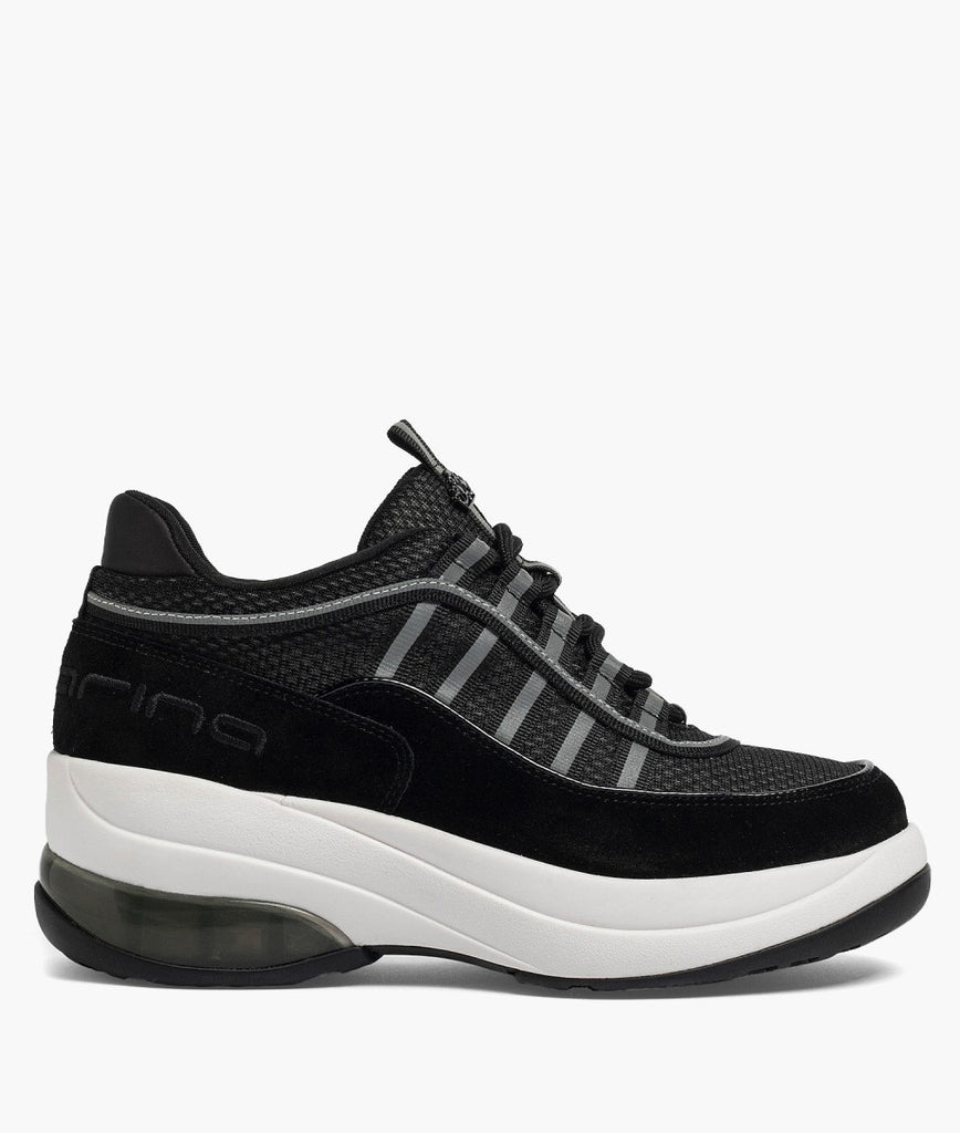 Fornarina Bubble Lacci Platform Zeppa UP BLACK Originali stile anni 90 - 2