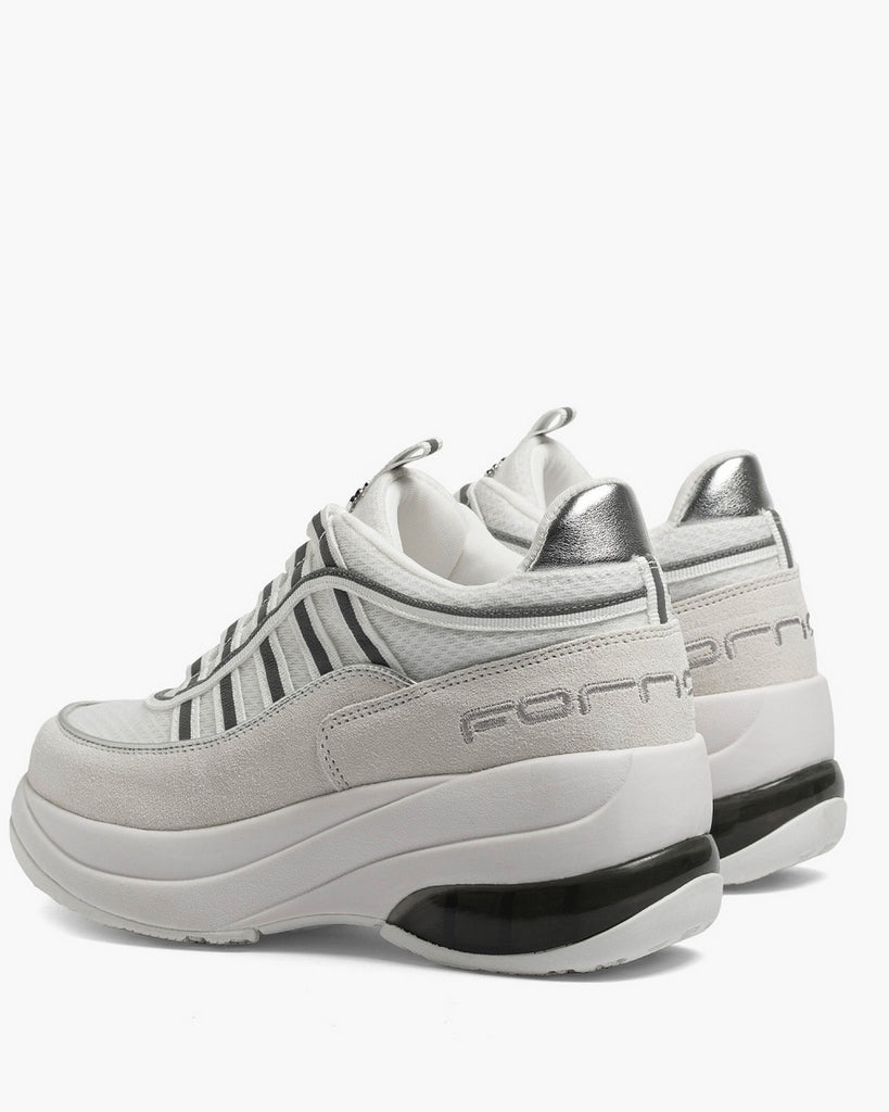 Fornarina Bubble Lacci Platform Zeppa UP WHITE Originali stile anni 90 - 3