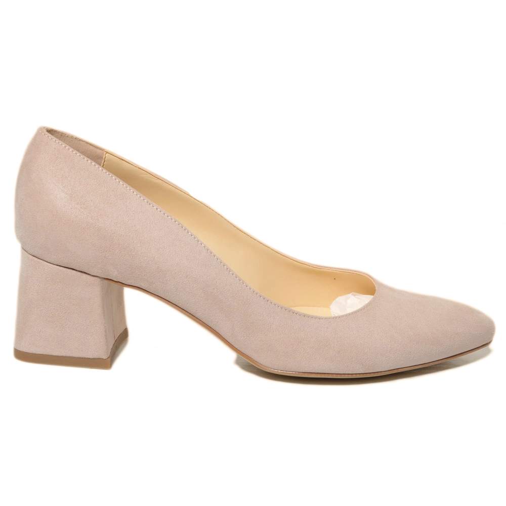Scarpa Decolletè Donna Tacco Medio Eleganti Rosa - 4