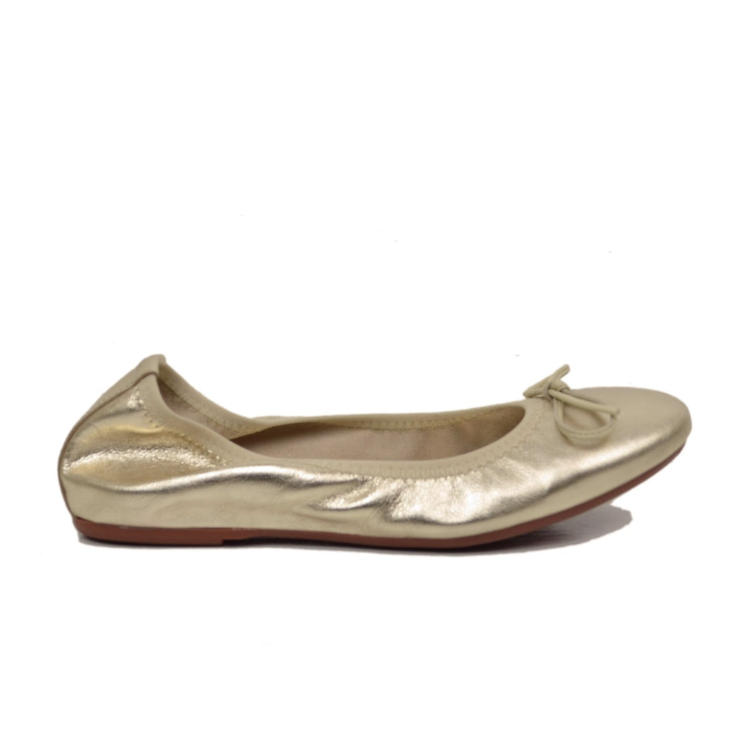 Ballerinas in Nappa Platinum Elasticized with internal Wedge - 2