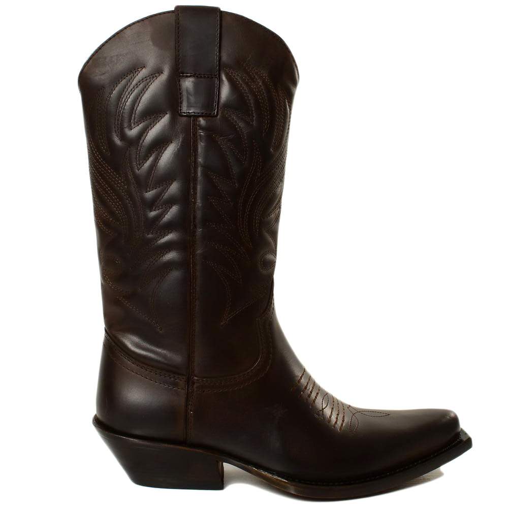 Texans Woman Mink CowBoys Nubuck Leather Vintage Made in Italy - 6